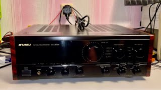 Sansui au-a707dr профилактика. Часть 1