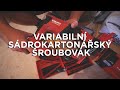 Sádrokartonářský šroubovák Hilti - jedna mašina a 5 nástavců