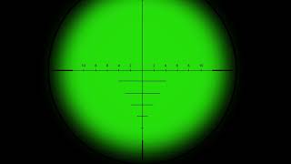 Sniper Scope Free Green Screen Video
