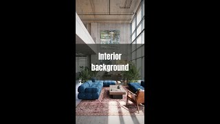 Interior background in 3ds max