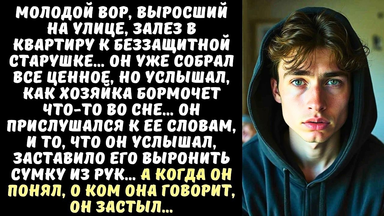 ВОР-домушник залез в квартиру ОДИНОКОЙ ПЕНСИОНЕРКИ, а когда услышал ее разговор во сне…