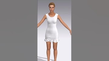 Start Your CLO 3D Journey: Simple Dress Design Tutorial for Beginners#clo3d #thefnmart #tutorial#fyp