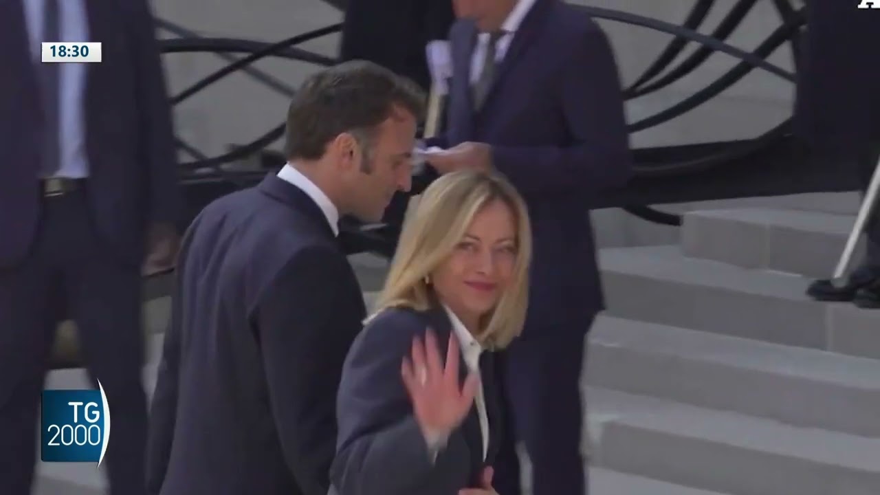 A Palazzo Chigi bilaterale tra Meloni e Macron
