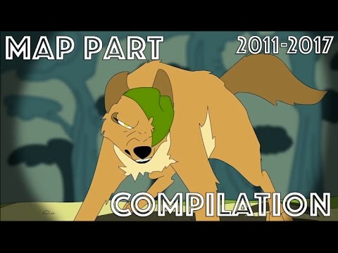 ALL MY MAP PARTS (from 2011-2017)