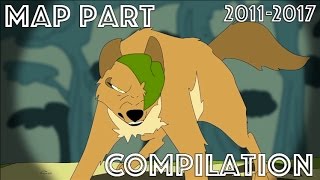 ALL MY MAP PARTS (from 2011-2017)