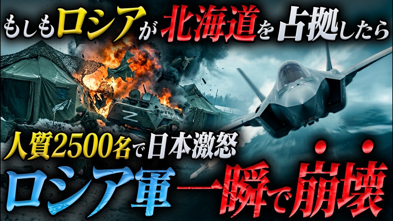 【日本が怒りの武力行使】もしもロシア軍が北海道の礼文島を不法占拠したら?「日本は撃てない」と舐めて侵略したロシアの末路がヤバすぎた...【AIシミュレーションドラマ】