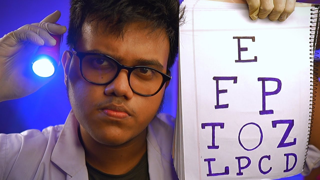 A Very Realistic ASMR Eye Exam (Role play) 👁️🩺