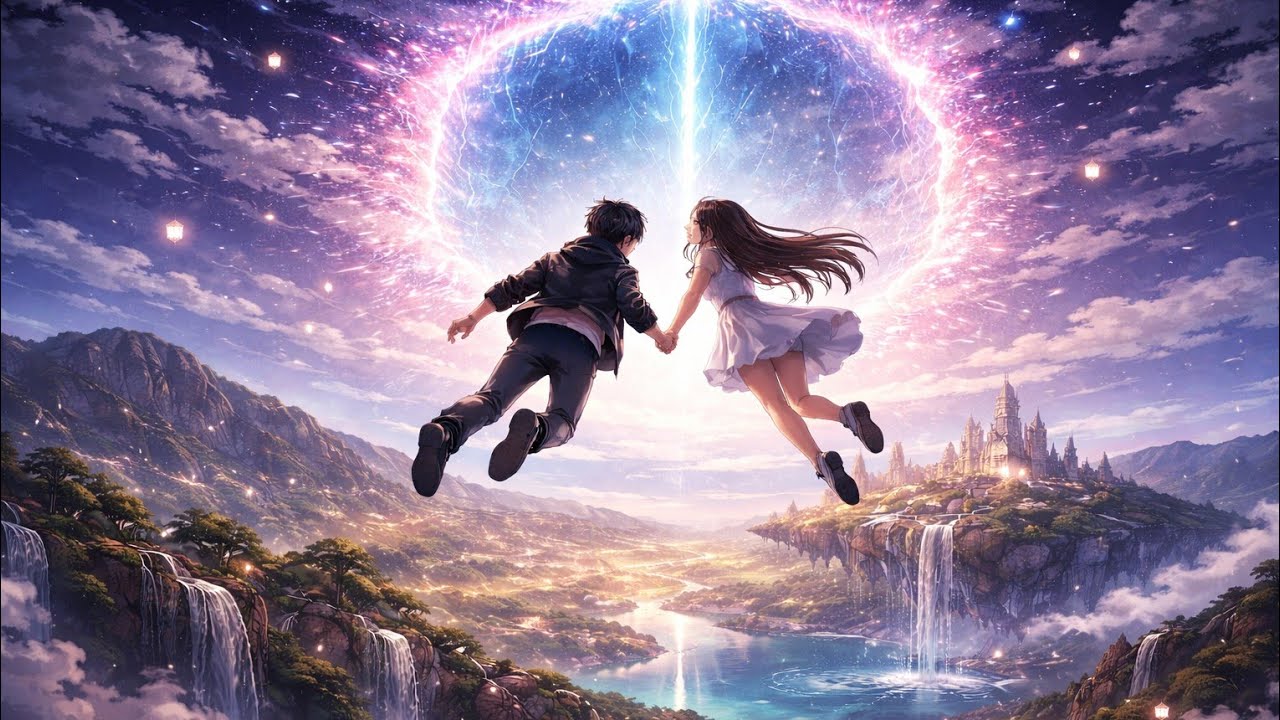 Isekai | Two Worlds, One Goodbye | Emo Lyric Video | pedicabbeats