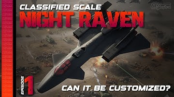 Night Raven Classified Scale - INSANE 3D Print and Paint. Episode 1