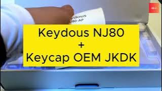 MECHANICAL KEYBOARD KEYDOUS NJ80 AND OEM JKDK KEYCAP - MECHANICAL KEYBOARD | KB-2