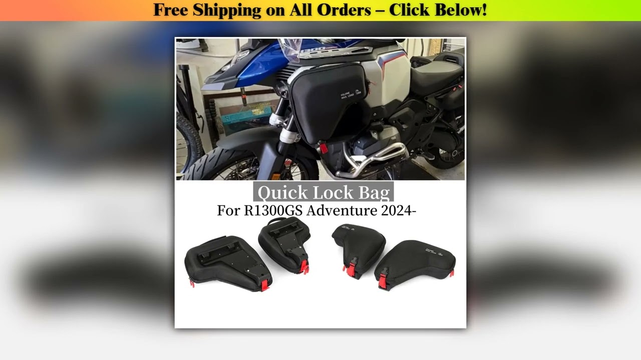 R1300GS Adventure Motorcycle Quick Lock Side Bags Left And Right Radiator Cowl Bags 1 Pair For BMW