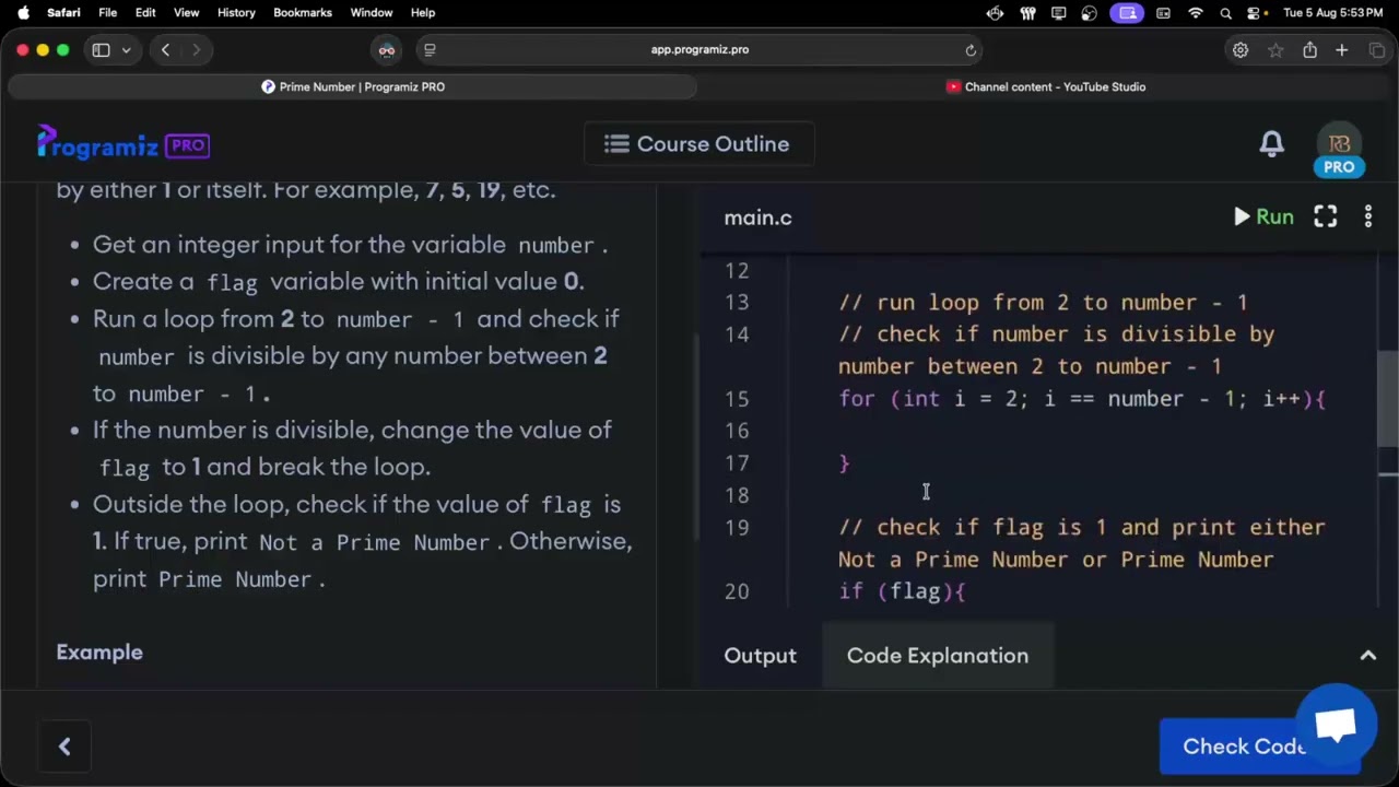 C Programming Practice on Programiz Pro | Beginner Challenge Walkthrough | Part 2