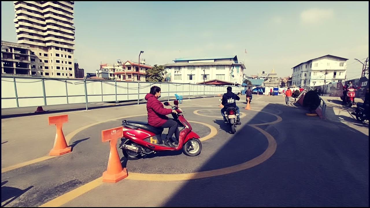 Bike, Scooter Trial Practice in Bhaktapur