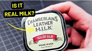 Chamberlains Leather Milk Balm Tested with Examples
Explore the deep conditiong properties of Chamberlains Leather Milk Healing Balm. Discover the products origins, ingredients, and a step-by-step application to see if it’s the right choice for your leather care needs.
Learn how this water-based blend, free of synthetic chemicals, enhances and preserves leather, making it a top choice for lasting leather maintenance. #leathercraft #leathercrafter #leathercrafting #leatherworking #leathercare #leatherconditioner
Want more? Get DETAILED leather guides from the ILC FREE: https://www.internationalleatherclub.com/free-leather-guides/
TIMESTAMPS
00:00 - Intro
00:21 - Chamberlains Company History
01:26 - Chamberlains Leather Milk Ingredients
01:41 - Application Directions & Prep
02:18 - Applying Chamberlains Leather Milk
05:25 - Comparing Results
06:43 - Final Thoughts
ITEMS MENTIONED:
Chamberlain’s Leather Milk Healing Balm - https://amzn.to/4dRFU4g
MORE DETAILS:
The above is a commission link. As an Amazon Associate, I earn from qualifying purchases. Chamberlains Leather Milk Balm Tested with Examples