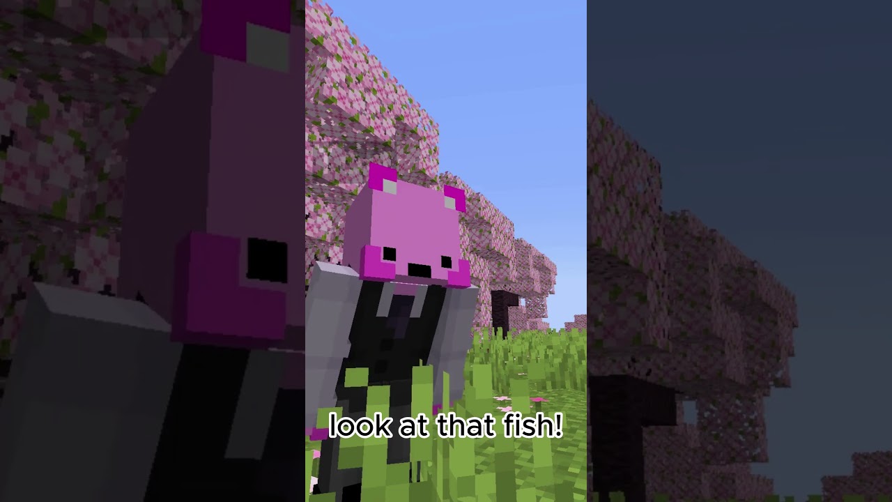 Look at that Fish! #shorts #minecraft #minecraftshorts #fyp
