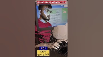 upsssc junior assistant 5512 typing skills target!!#juniorassistant #shortvideo #pradhanconcept