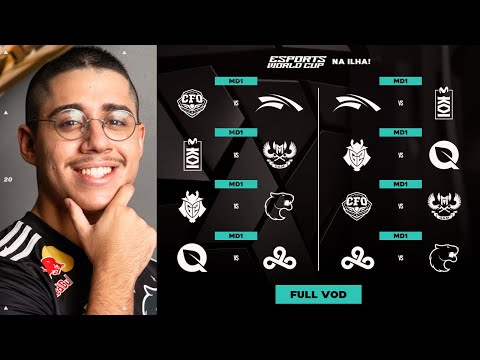 Live completa: FUR x G2 & FUR x C9 | EWC - Dia 1 | ILHA DAS LENDAS