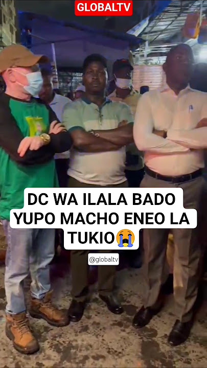 VIDEO: DC WA ILALA BADO YUPO MACHO ENEO LA TUKIO😭 #breaking #globaltv #moto #kariakoo #shortvideo