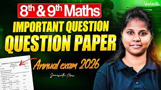 Celebrity 8th and 9th Maths | Most Important Question Paper | Annual Exam 2026 | Janasruthi Ma'am Wealth