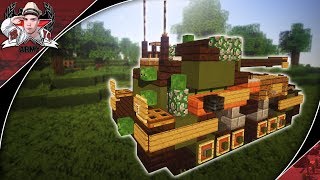Minecraft: WW2 Self Propelled 17pdr, Valentine Mk.I Archer | Self-Propelled Anti-Tank Gun Tutorial