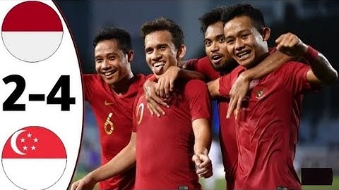 indonesia vs singapore 4-2 extended all goals highlights