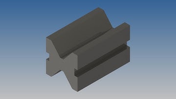 Autodesk Inventor 2019 exercise model for beginners-Pipe Vise Base