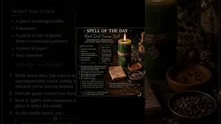 Spell of the Day 🌙Road Dust Success Spell