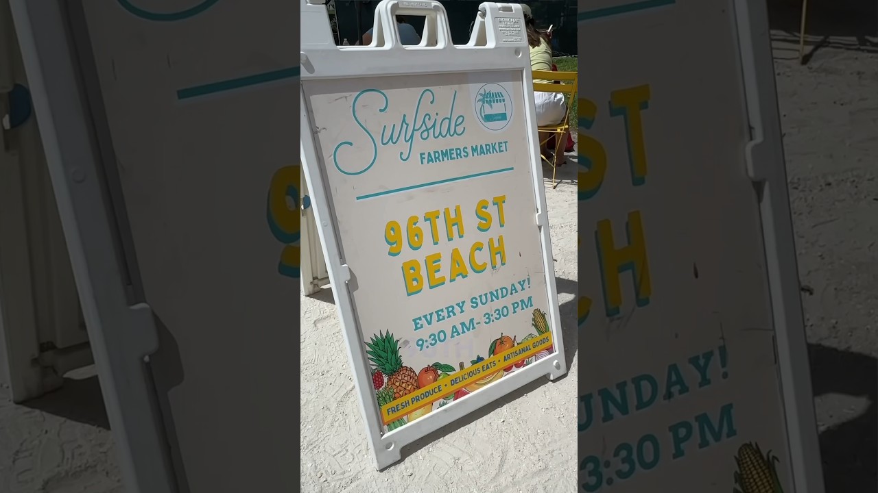 🏖️Beachfront Farmers Market | Waterfront Living Miami 