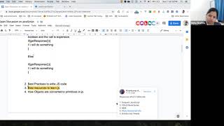 #2 Open discussion on JavaScript with Neha
