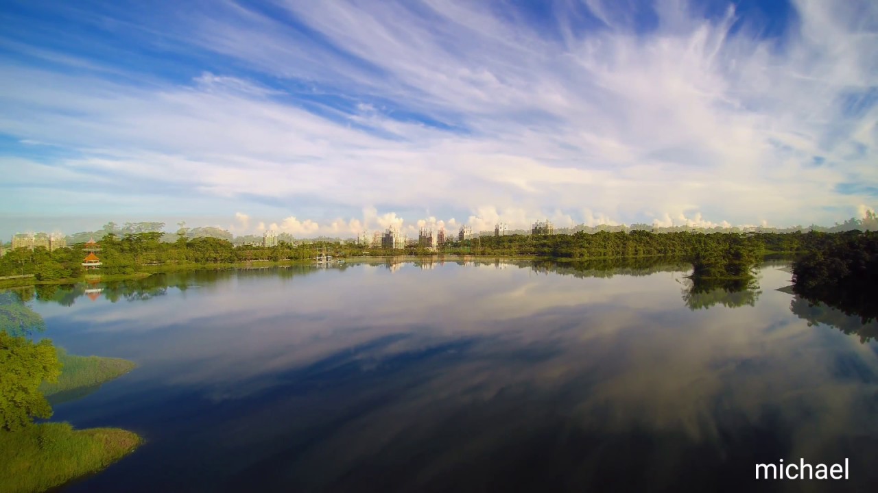 嘉義市蘭潭水庫 蘭潭風景區 Hd 空拍 Youtube