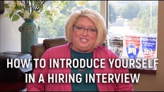 Executive Interview Advice: 🤝 The RIGHT Way to Introduce Yourself