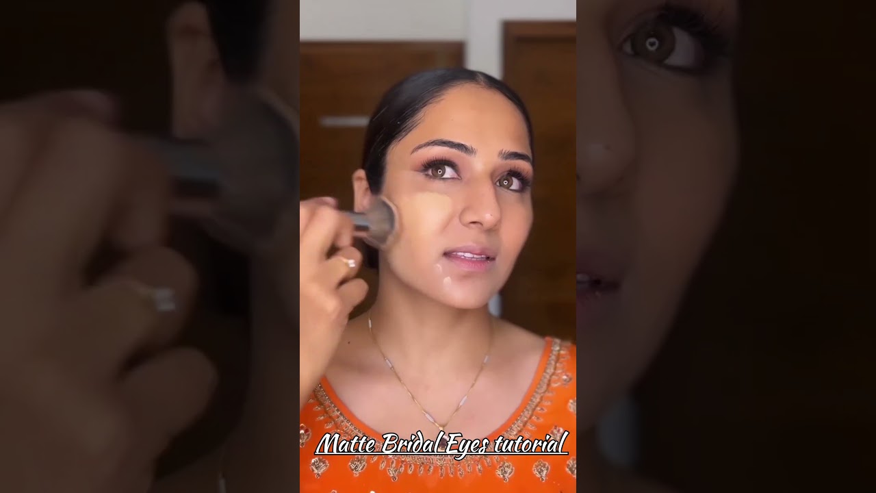 Matte Bridal Eye makeup tutorial ❤️😍 Matte Eye makeup kaise kare ❤️🔥