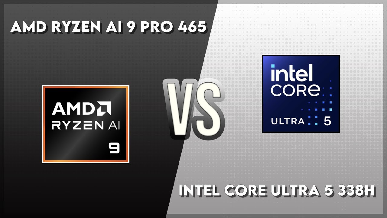 AMD Ryzen AI 9 Pro 465 vs Intel Core Ultra 5 338H Technical Comparison