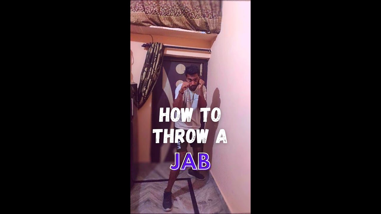 How to throw a Jab 👊 Correct way to throw a jab 😀 YouTube