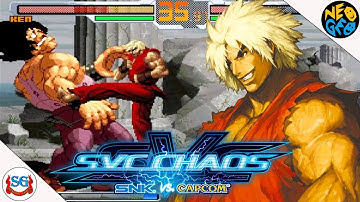SVC Chaos: SNK vs. Capcom (Neo Geo AES / 2003) – Violent Ken (Playthrough / LongPlay)