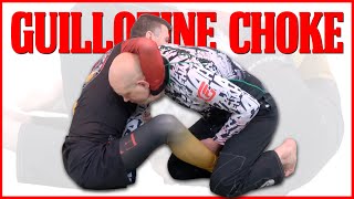 Guillotine Choke From Butterfly Guard Guillotine Choke From Butterfly Guard