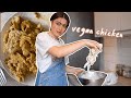 making that viral vegan chicken (from flour ? )