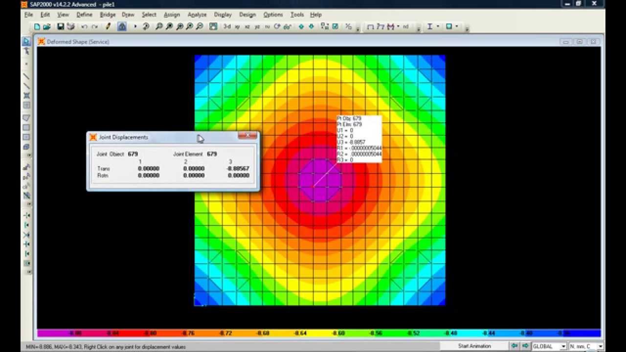 Design Pile Foundation by SAP2000