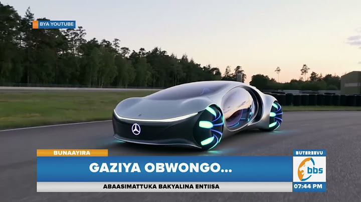 Gaziya Obwongo | Tukuleetedde Emmotoka eyakafulumizibwa eyitibwa Mercedes Benz Vision