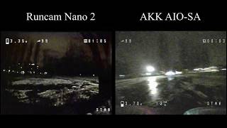Runcam Nano 2 Vs Akk Aio-Sa Low Light Performance Comparison