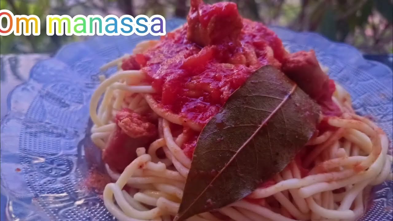 وصفة سباقيتي بالمرقاز توالم الصيف و السخانة هاذا واش يليق حاجة خفيف😋😋😋😋