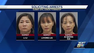 Court docs: Employees at massage spa in Union Township accused of soliciting sex