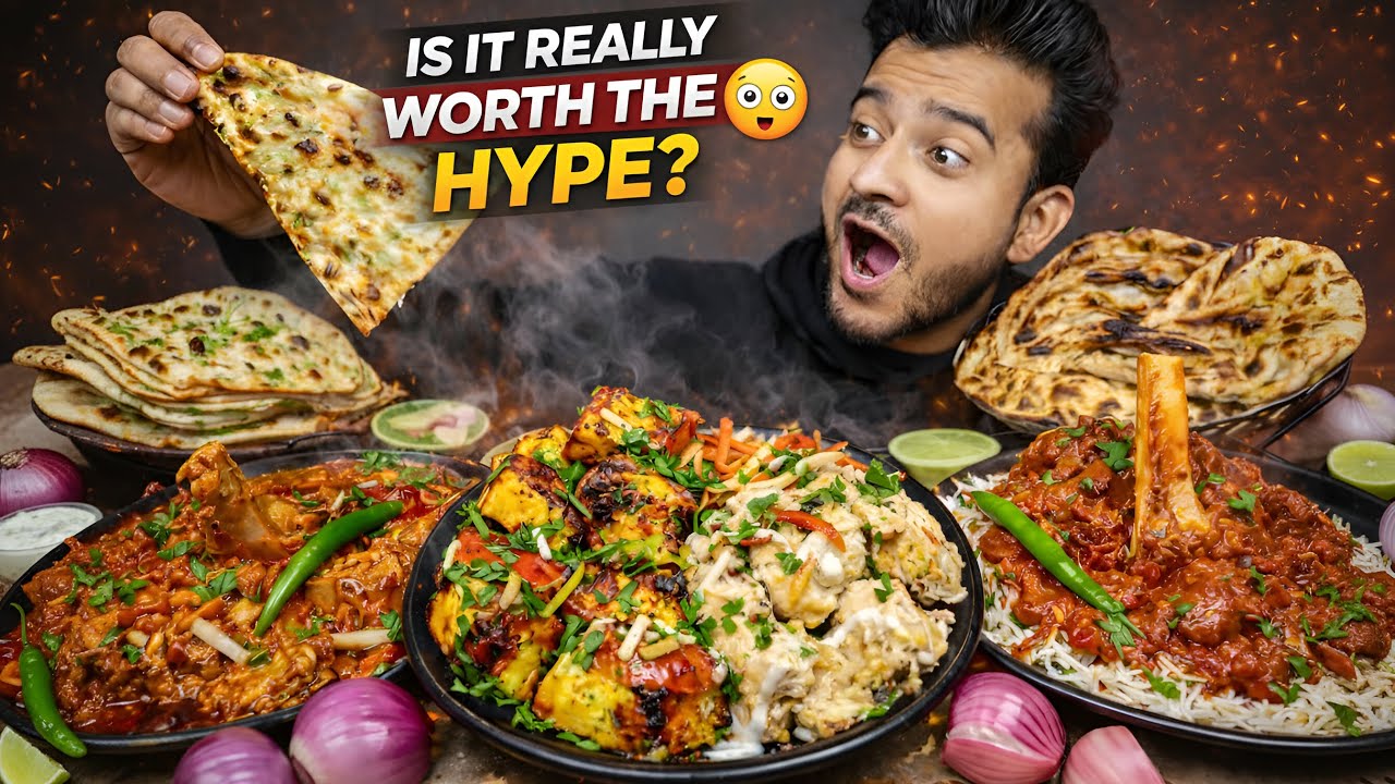 SPICY LAAL MAAS, MURGH RAHRA, GARLIC PANEER TIKKA, MALAI CHICKEN TIKKA, BUTTER KULCHA, CHILLI NAAN