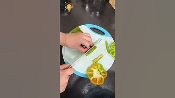 Mẹo cắt ớt chuông nhanh và đẹp #meovat #meohay #meovatcuocsong #lifehacks #tips #tricks