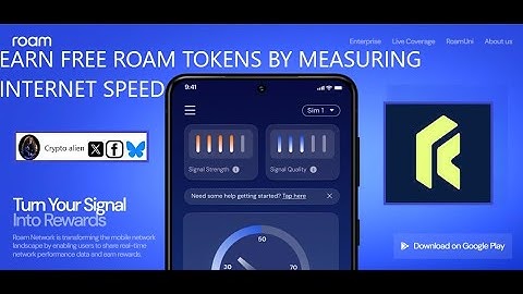 Earn FREE ROAM NETWORK TOKENS, Turn Your Signal Into Rewards for ROAM tokens on PEAQ
