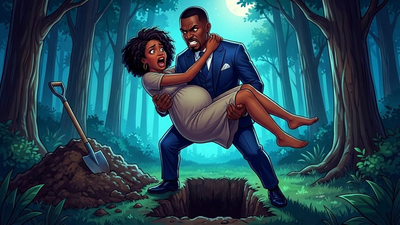 Il enceinte la ménagère et l'enterre vivante