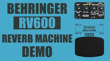 Behringer - RV600 Reverb Machine - Stereo Demo