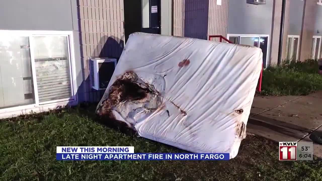 Fire crews respond to apartment after mattress catches fire - YouTube