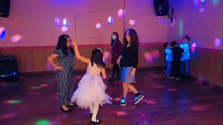 Kids dancing at Raquel's 50th birthday party in Pleasantville , New Jersey