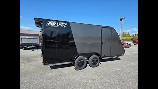 2026 Nitro 18' Hybrid aluminum snowmobile trailer.  F & S Yamaha,  Hanover PA 